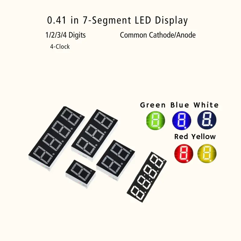 0.41-Inch 7-Segment Led Display Module (Std423h) 1
