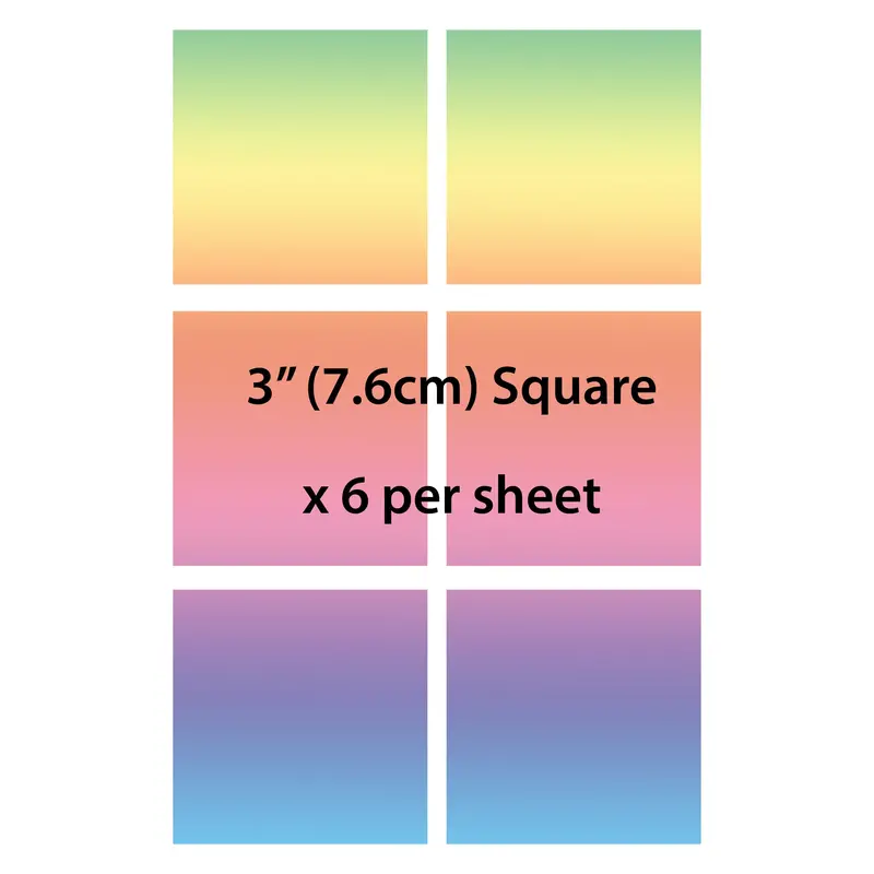 3" Square Custom Edible Cake Toppers 1