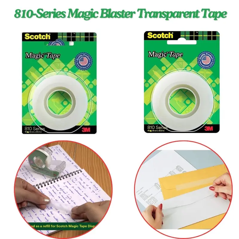 3M Scotch: 810-Series Magic Blaster Transparent Tape 1
