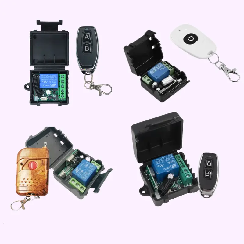 433Mhz 12-Volt 1-Relay Wireless Rf Control Switch With Remote Transmitter 1