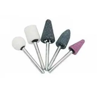 5 Pcs 3Mm (1/8In) Shank Abrasive Mounted Stone Rotary Tool Bits 1