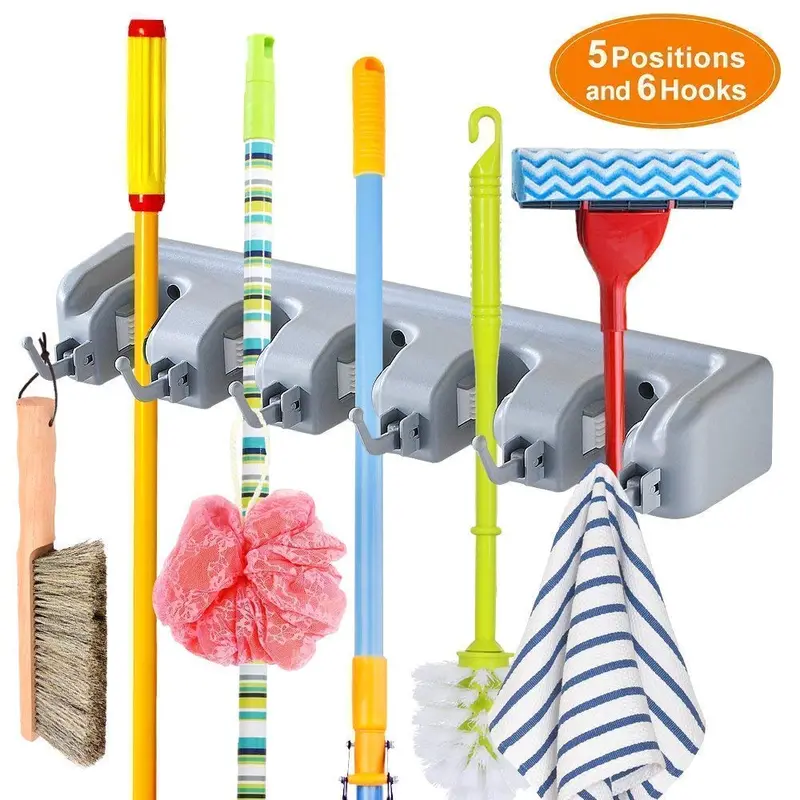5 Slots Mop & Broom Holder 1