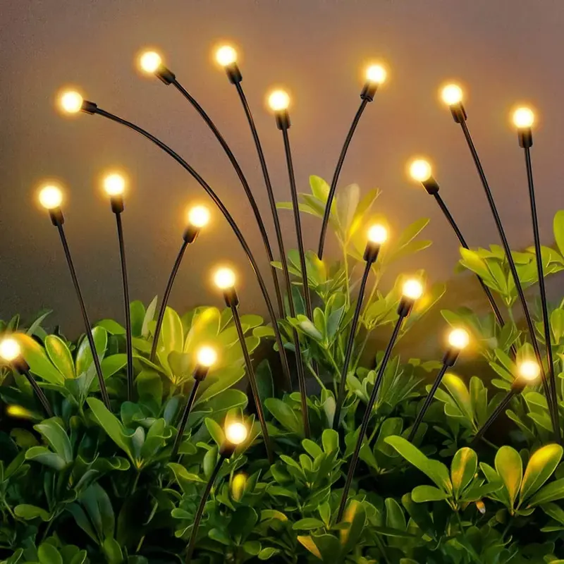 6-Led Solar Powered Firefly Lights 1