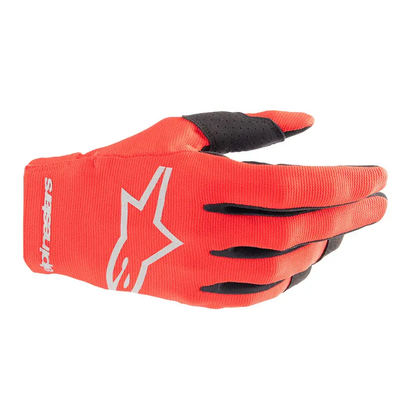 Alpinestars - 2025 Youth Radar Red/Silver Gloves 1