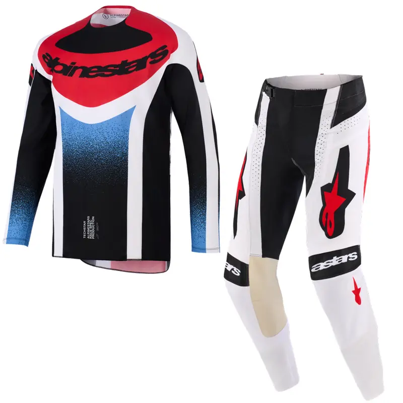 Alpinestars - 2026 Techstar Knif Black/White/Red Mx Combo 1