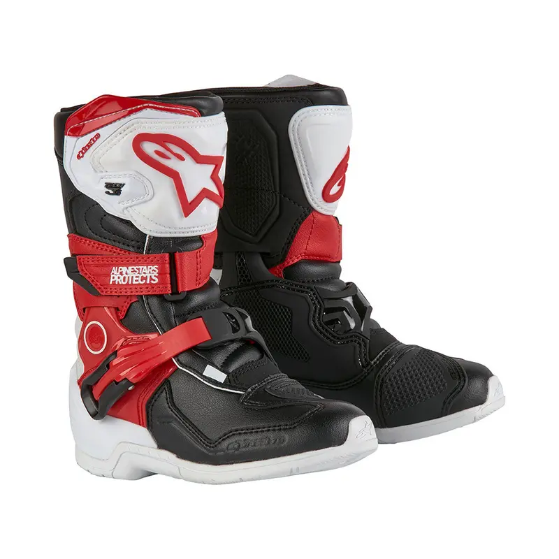 Alpinestars - Tech 3S Black/White/Red Kids Mx Boots 1