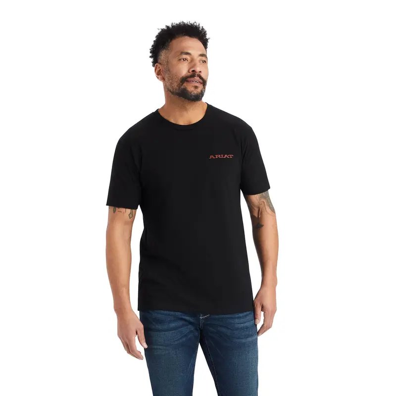 Ariat Men's Bronc Buster T-Shirt, Black 1