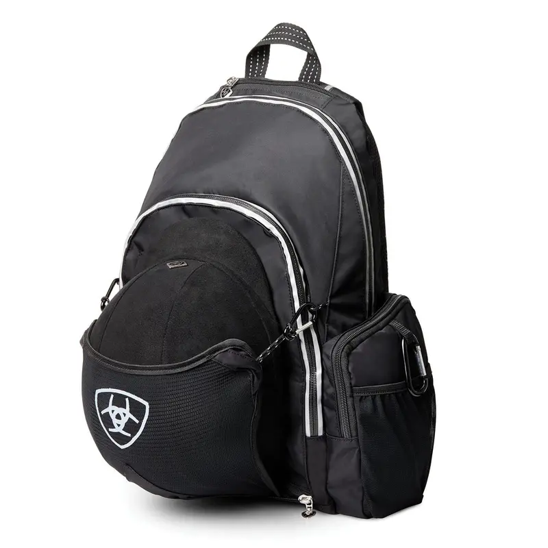 Ariat Ring Riding Backpack – Equestrian Backpack With Helmet Sling, Spur Ring & Crop Holder 1