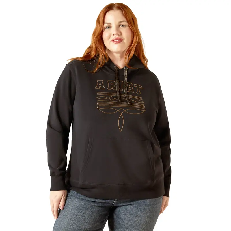 Ariat Womens Booted Logo Hoodie 1