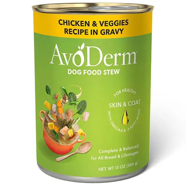 Avoderm® Dog Food Stew Chicken & Veggies Recipe In Gravy (13 Oz) 1