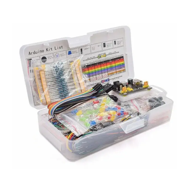 Basic Breadboard Electronic Components Kit With Power Supply Module 1