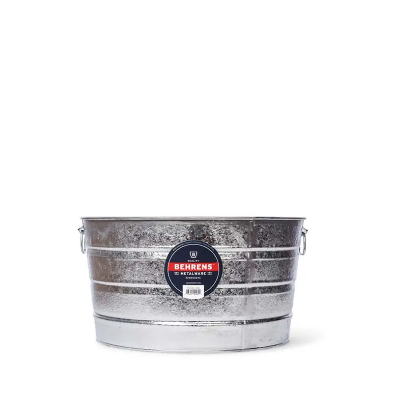Behrens Hot Dipped Steel Round Tub 1