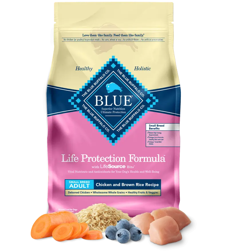 Blue Buffalo Life Protection Formula™ Chicken And Brown Rice Recipe Small Breed Adult Dog Food 1