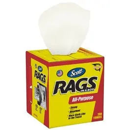 Box Of Rags, White, 200-Pk. 1