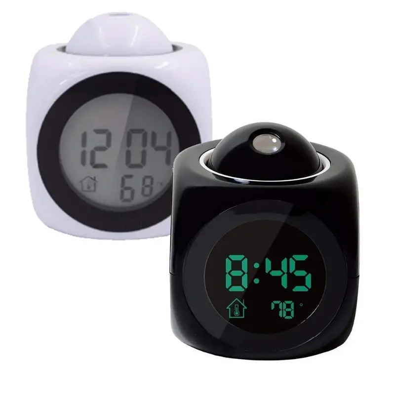 Digital Alarm Clock With Projector Time Display 1