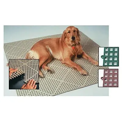 Dri-Dek Anti-Bacterial Interlocking Tiles, Sheets & Rolls – Durable Pet & Kennel Mats 4