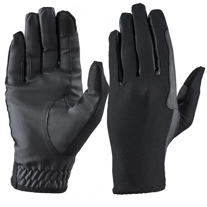 Dublin Pull On Cool Mesh Equestrian Riding Gloves 1