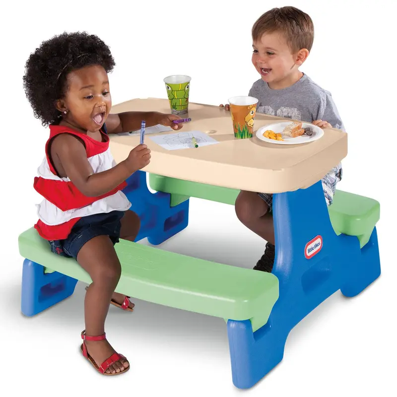 Easy Store™ Jr. Play Table - Blue/Green 1