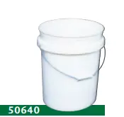Encore Plastics 5 Gallon White .70 Mil Paint Pail Without Lid 1
