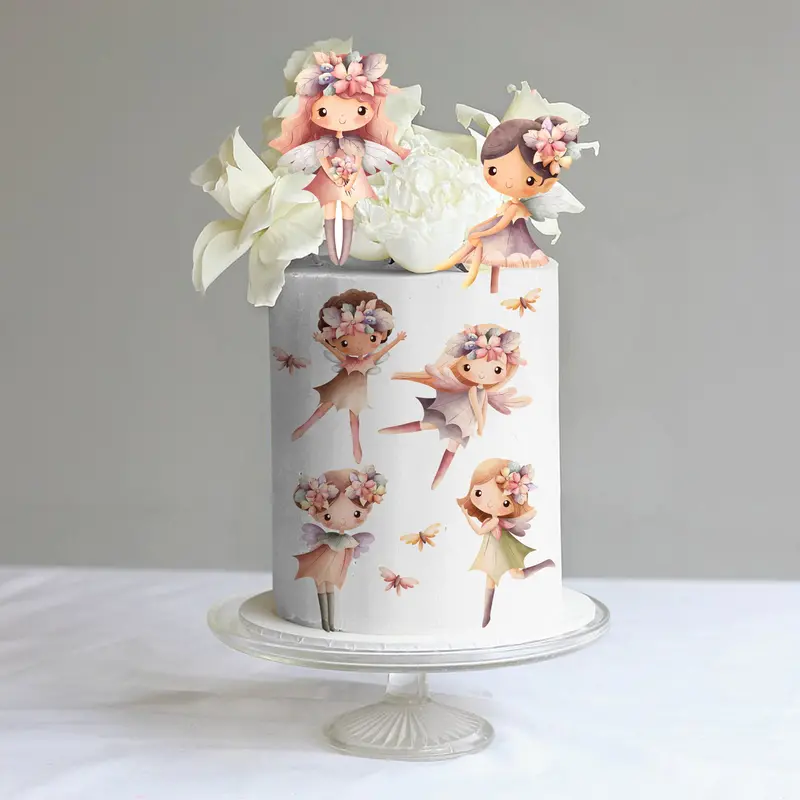 Fairy & Butterfly Edible Icing Cutout Characters 1