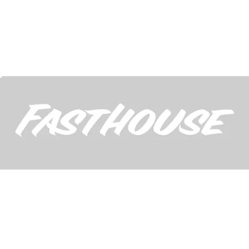 Fasthouse - 6" White Vinyl Decal 1