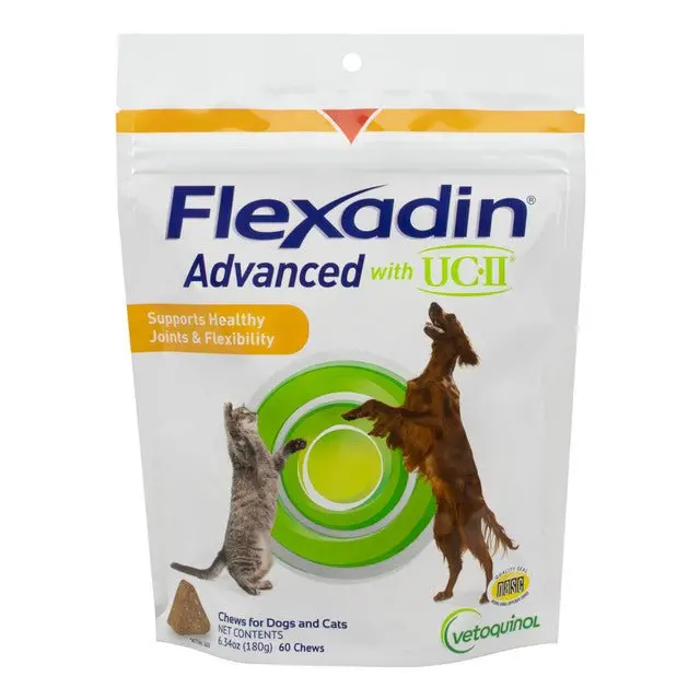 Flexadin Advanced Chews With Uc-Ii Joint Supplement For Dogs & Cats 2