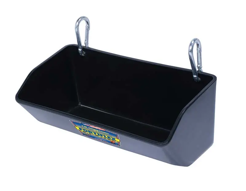 Fortiflex 3 Quart Animal Feeder – Hanging Livestock Feeder For Pigs, Goats & Sheep 1