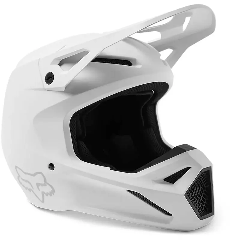 Fox - 2024 V1 Solid White Helmet 1