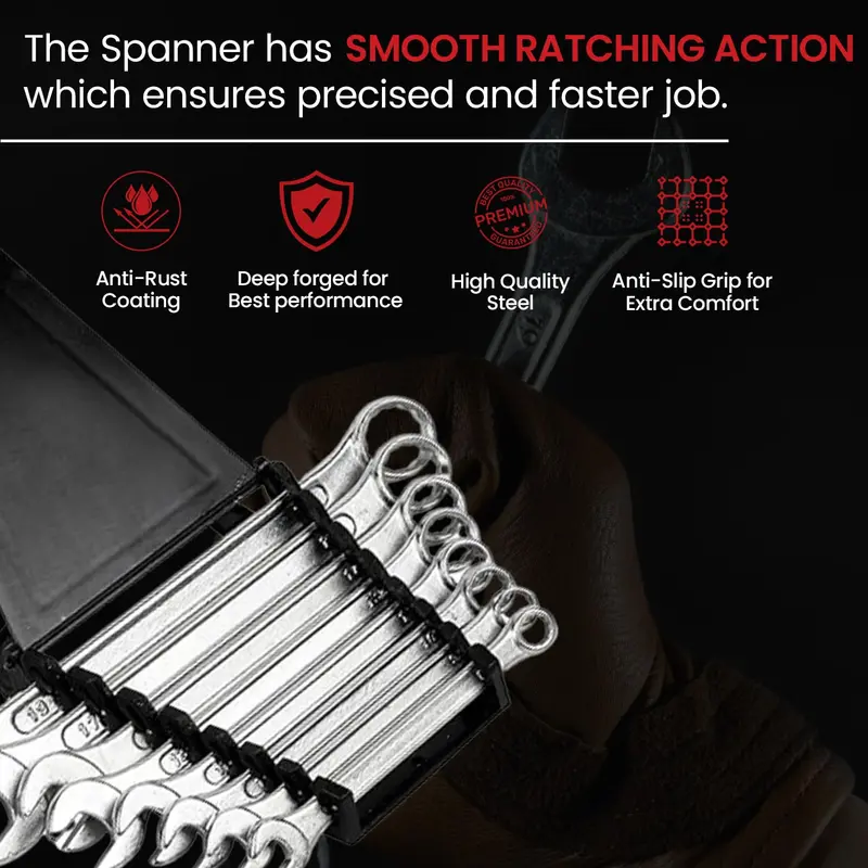 Generic: Spanner Set Hand Tool Wrench Kit 1
