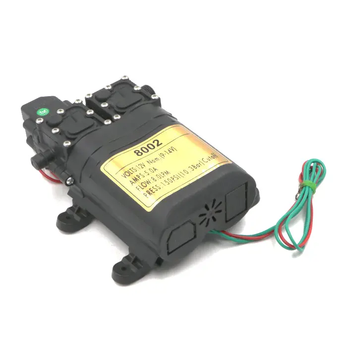 Heavy Duty 12V 150 Psi Double Diaphragm Agriculture Water Pump For Water Spray Fish Tank & Chemical Spray, Cars Wash 1