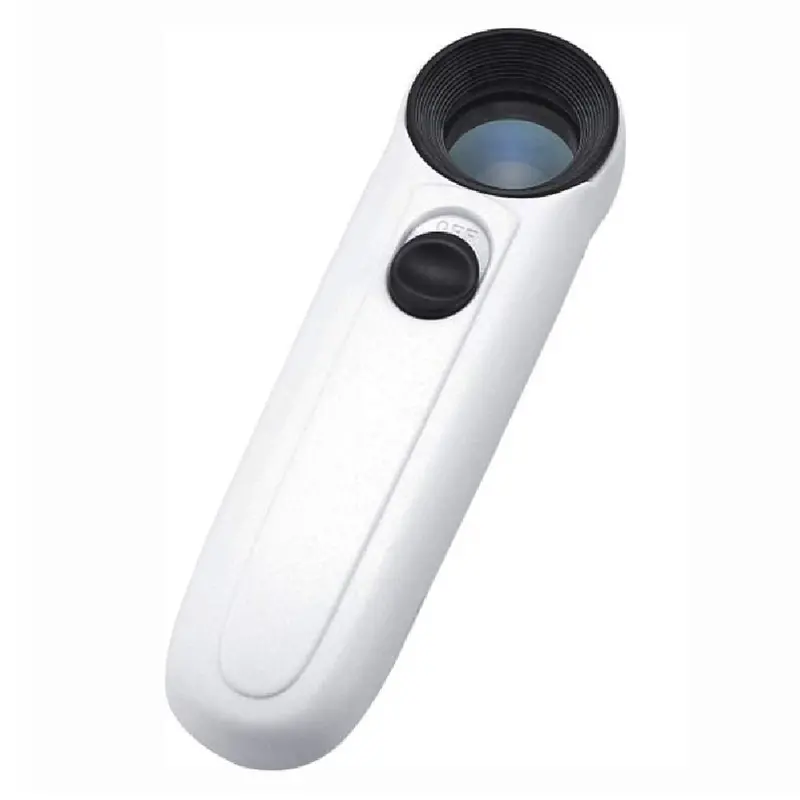 High Power 40X 2040 Lighted Magnifying Glass Hand Held Magnifier For Close Inspection Of Pcb. 1