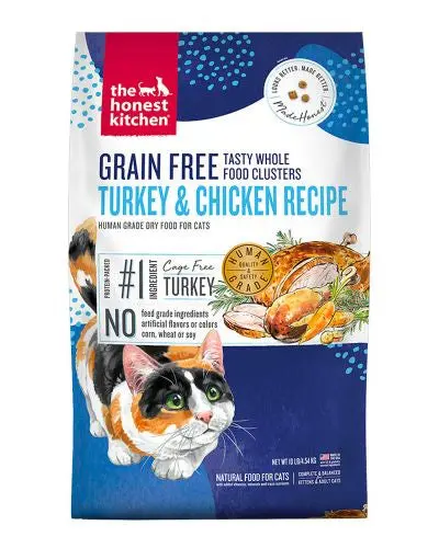Honest Kitchen Cat Clusters Gf Turkey Chicken 1
