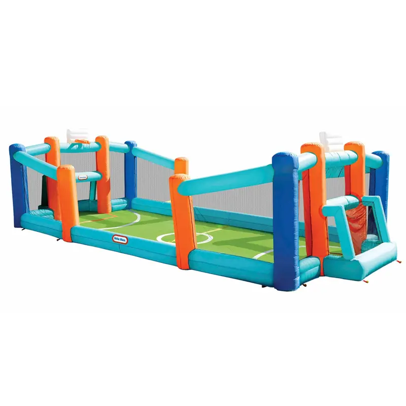 Huge Backyard Soccer & Basketball Court 1