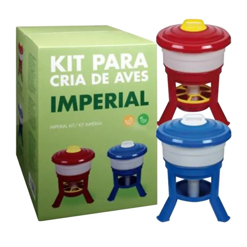 Imperial Kit – 30L Chicken Waterer And 30L Poultry Hopper Feeder Set 1