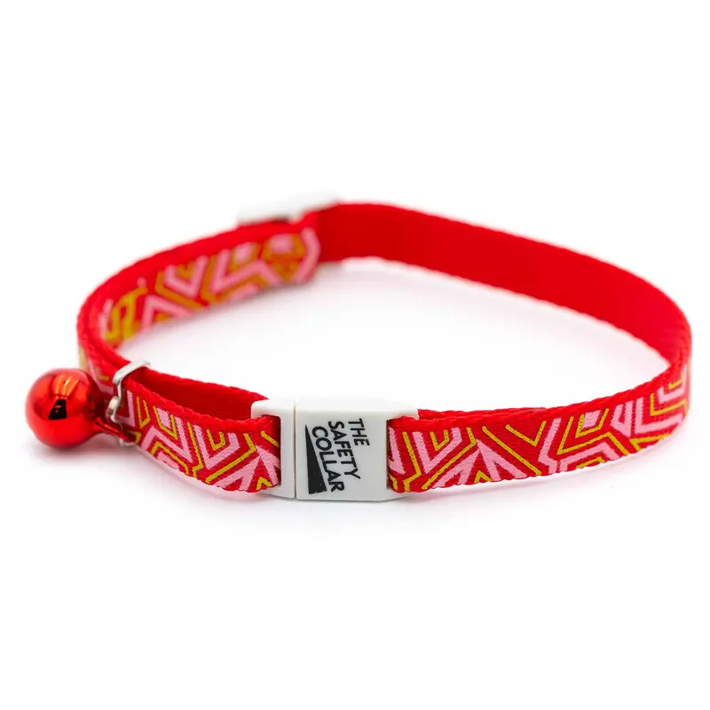 Jeffers Reflective Nylon Safety Collar With Bell For Cats 1