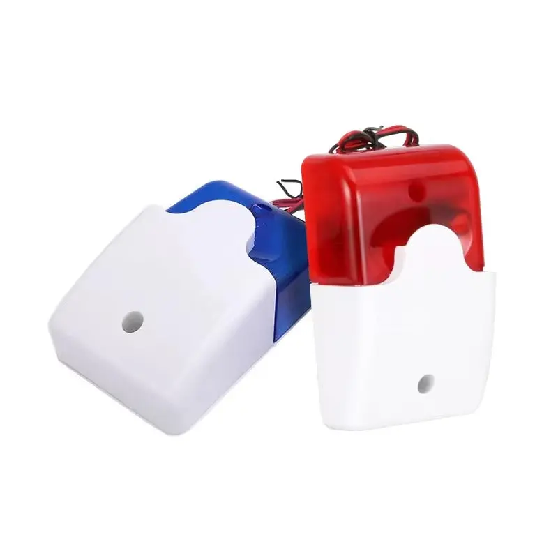 Mini Strobe Wired Siren Indicator Light Sound Alarm Lamp Flashing 1