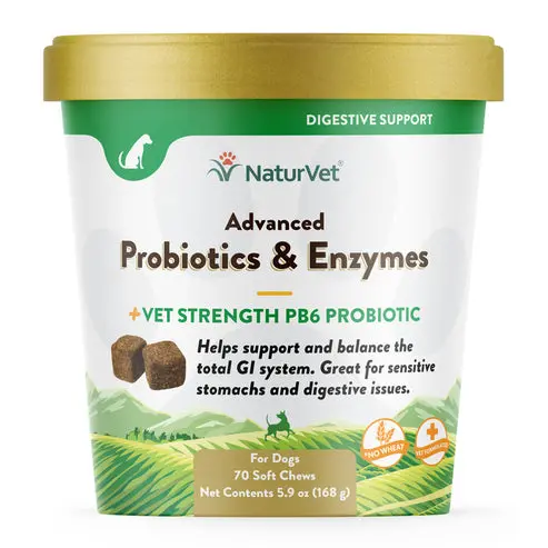 Naturvet Advanced Probiotics & Enzymes Soft Chews 1