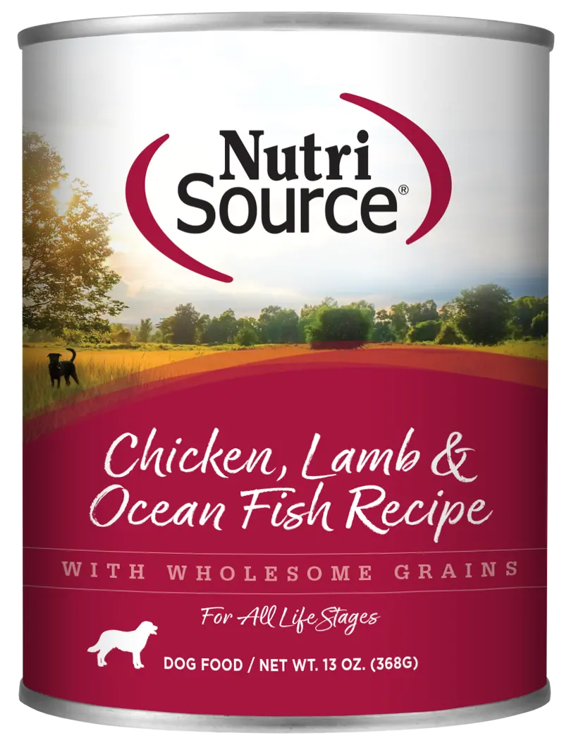 Nutrisource® Chicken, Lamb & Ocean Fish Formula Healthy Wet Dog Food 1