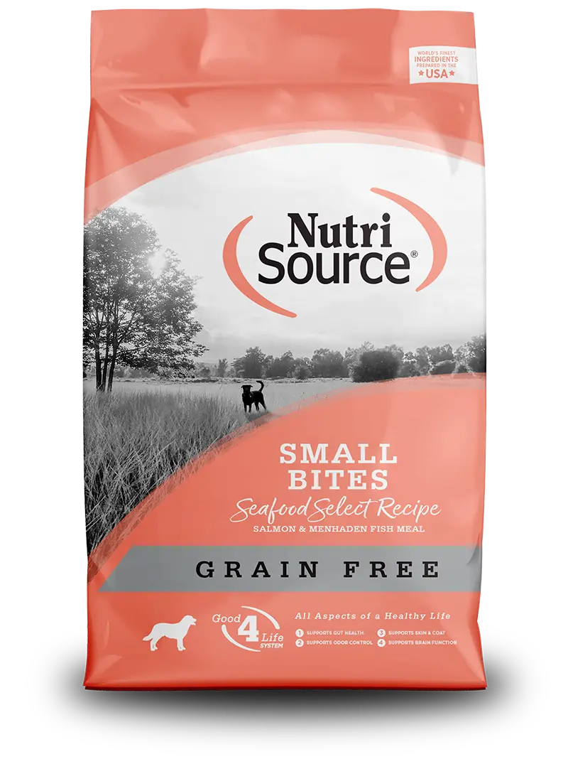 Nutrisource® Grain Free Small Bites Seafood Select Recipe Dog Food 1