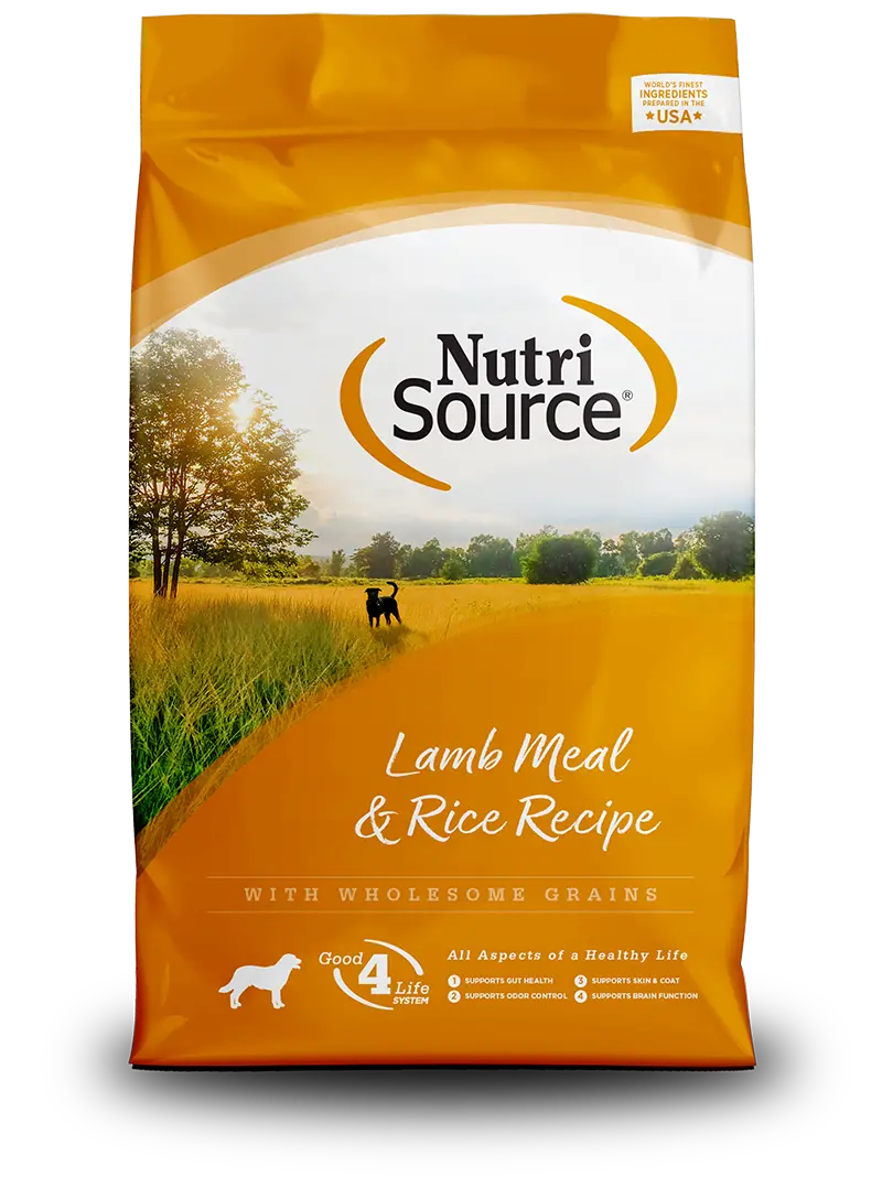 Nutrisource® Lamb Meal & Rice Recipe Healthy Dry Dog Food 1