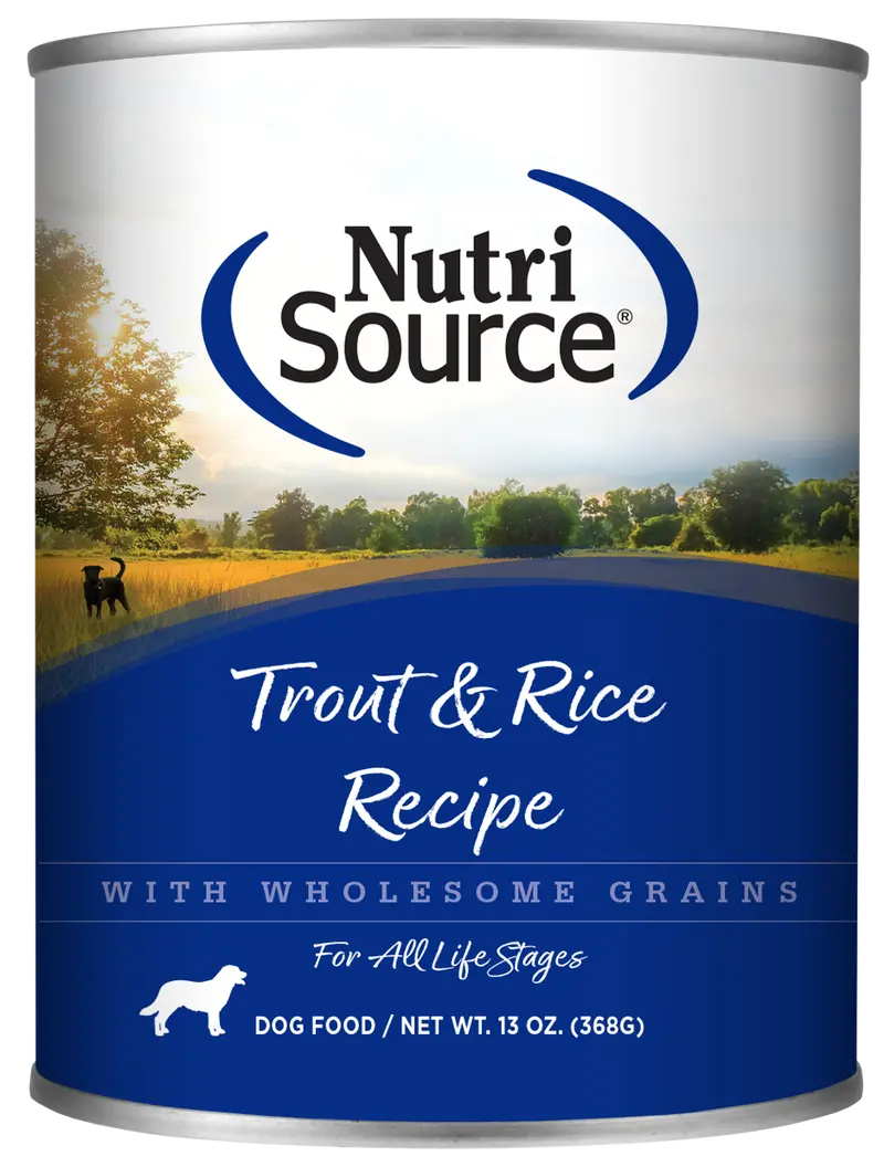 Nutrisource® Trout & Rice Recipe Healthy Wet Dog Food 1