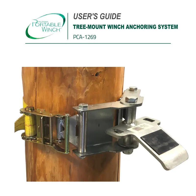 Pca-1269 <Br>Tree Mount Winch Anchoring System 1