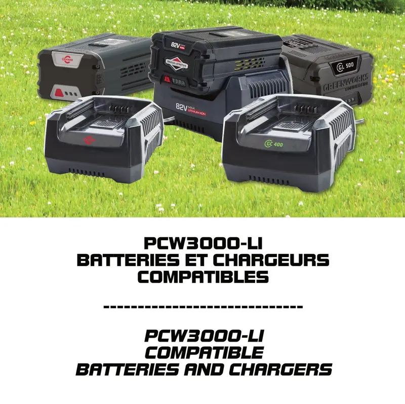 Pcw3000-Li Compatible Batteries And Chargers 1