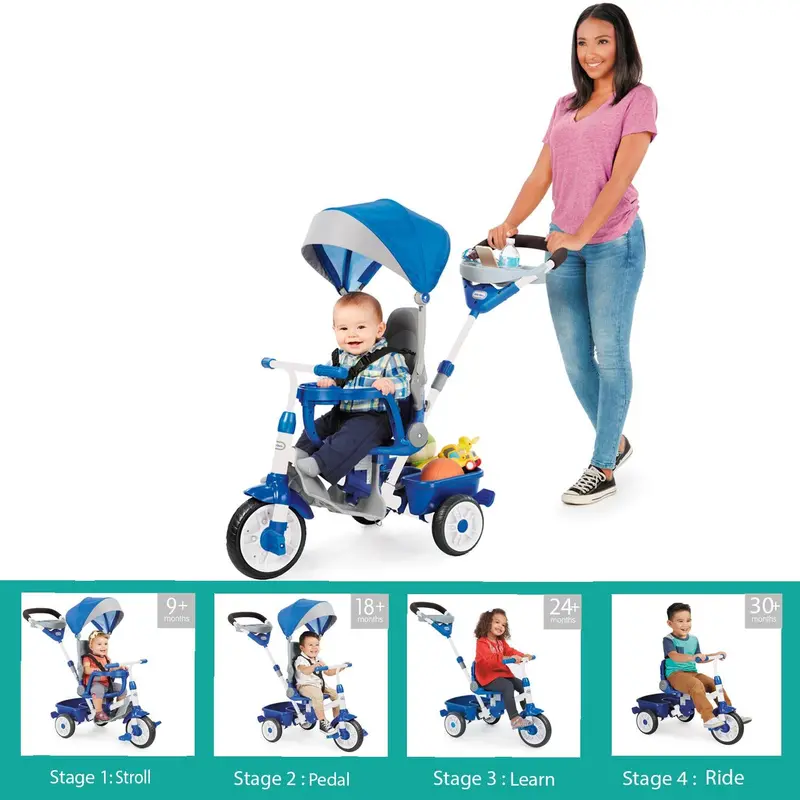 Perfect Fit™ 4-In-1 Trike - Blue 1