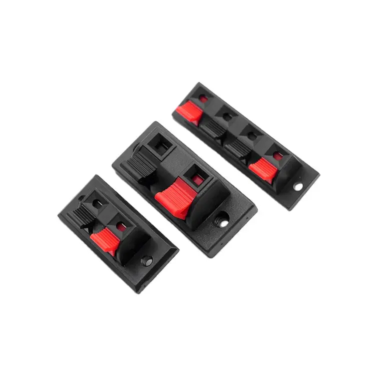 Press-Push-Type Speaker Terminal Block Spring Release Connector 1