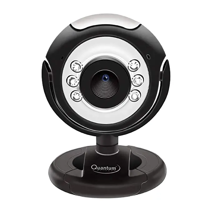 Quantum Qhm495lm 6 Light Usb Webcam For Laptop/Desktop 1