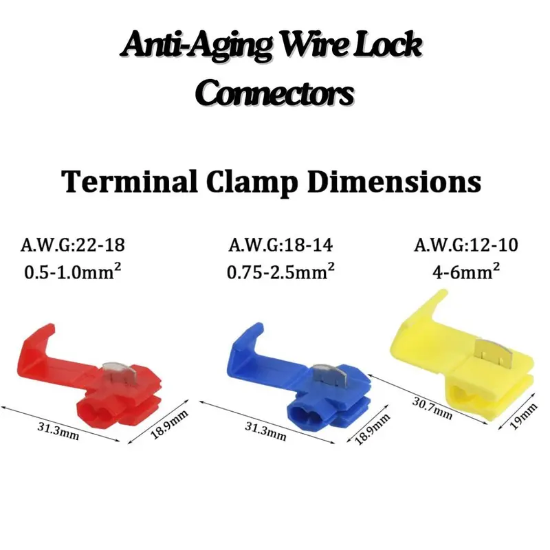 Quick Splice Anti‑Aging Wire Lock Connectors 1