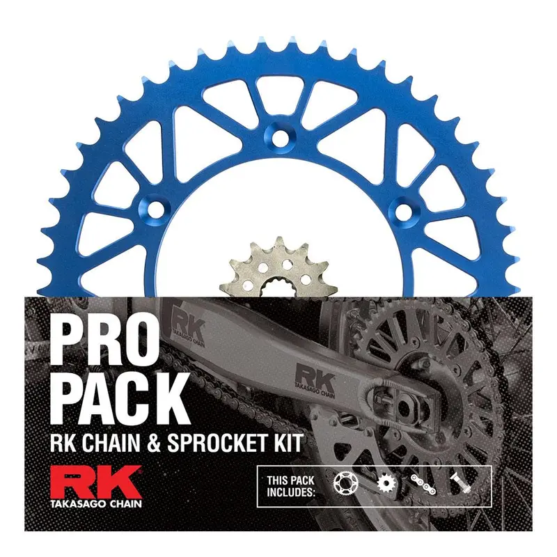 Rk - Yamaha Yz250f Chain & Sprocket Kit - 13/49 1