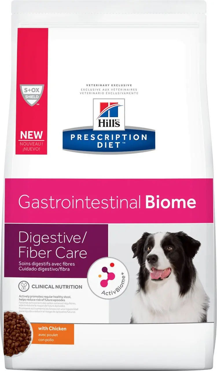Rx Hill's Prescription Diet Gastrointestinal Biome Chicken Flavor Dry Dog Food, 27.5 Lb Bag 1