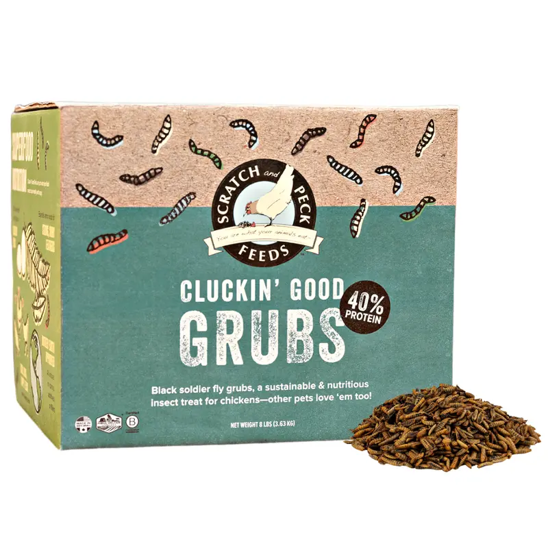 Scratch And Peck Feeds Cluckin’ Good Grubs 1